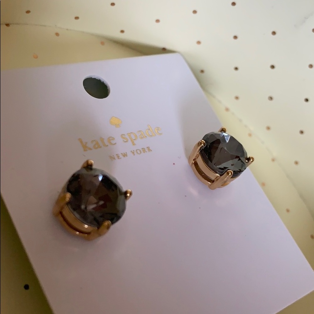 Kate Spade ♠️Black Studs - Picture 8 of 8
